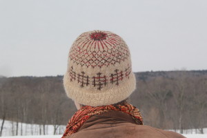 Camel and Merino bland hat with a 100 % tencel scarf 